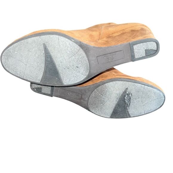 Women's Fioni Brown Wedge Ankle Boots Size 9.5 - Picture 5 of 6